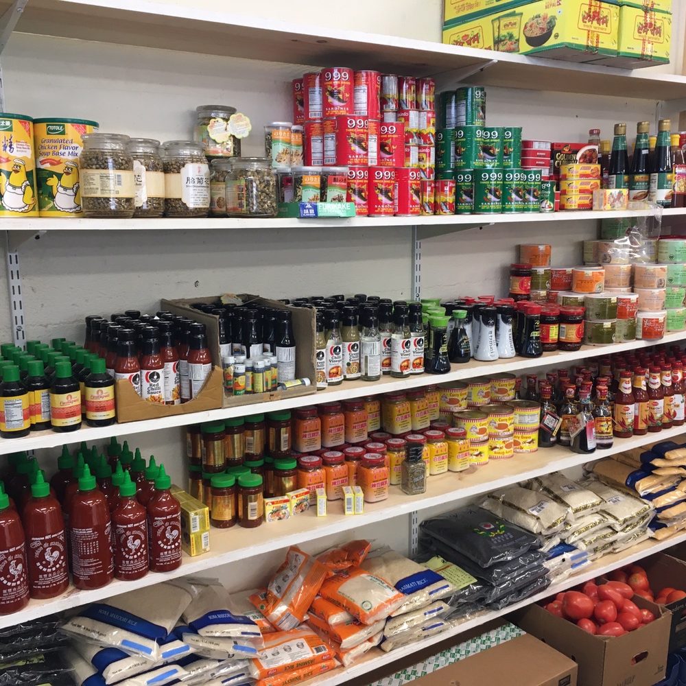 Asian General Market - shelves of food and condiments - International Grocery Near Me - Burlington, Vermont Asian General Market - shelves of food and condiments - International Grocery Near Me - Burlington, Vermont