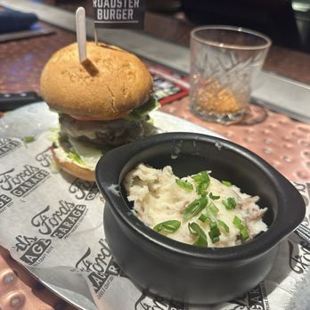 Ford's Garage - GF bun Cali burger and mashed potatoes - American Near Me - Lexington, Kentucky
