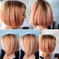 Habibi's salon - #Balayage #hairbyines #habibissalon #peach&rosehaircolor