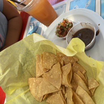Cha Cha Chicken - Chips and Black Bean Dip - Caribbean Near Me - Santa Monica, California