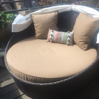 Jr's Patio - Wicker Round Lounge Daybed - Outdoor Furniture Stores Near Me - Chula Vista, California Jr's Patio - Wicker Round Lounge Daybed - Outdoor Furniture Stores Near Me - Chula Vista, California