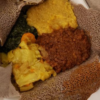 Alem Ethiopian Village - This is V14 - the vegetarian sampler platter - Ethiopian Near Me - Milwaukee, Wisconsin Alem Ethiopian Village - This is V14 - the vegetarian sampler platter - Ethiopian Near Me - Milwaukee, Wisconsin