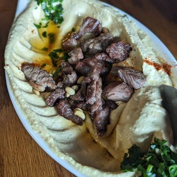 Balade - Lamb hummus - Mediterranean Near Me - New York, New York Balade - Lamb hummus - Mediterranean Near Me - New York, New York