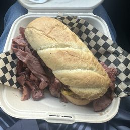 Pastrami sandwich