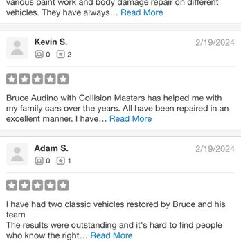 Collision Masters - Good reviews removed by yelp computer for no reason - Body Shops Near Me - Richardson, Texas Collision Masters - Good reviews removed by yelp computer for no reason - Body Shops Near Me - Richardson, Texas