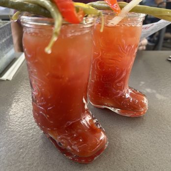 Cheeky's - Bloody Mary.... Cute but not much flavor. Wouldn't order again. Small too! - Breakfast & Brunch Near Me - Palm Springs, California