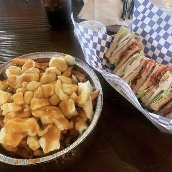 Dairy Belle - Poutine and turkey club sandwich - Ice Cream & Frozen Yogurt Near Me - Dania Beach, Florida