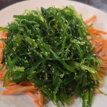 Pier Sushi - Seaweed salad over shredded carrot - Sushi Bars Near Me - Canyon Lake, Texas Pier Sushi - Seaweed salad over shredded carrot - Sushi Bars Near Me - Canyon Lake, Texas