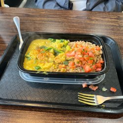 La Fusion  Cafe - Kenyan Pilau Rice bowl with Coconut vegetarian Curry