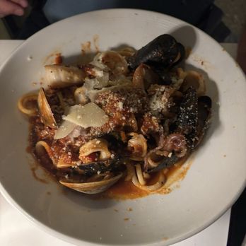 Saint - Seafood pasta, no flavor and mostly clams. - Italian Near Me - St. Augustine, Florida
