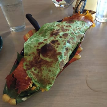 Tina's Garden Cafe - Thai Pizza (more like an awesome quesadilla). Tasty. Tasty. Tasty. - Thai Near Me - Hilo, Hawaii