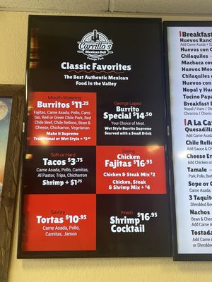 Menu photo 1 Carrillo's Mexican Deli Winnetka, CA Menu photo 1 Carrillo's Mexican Deli Winnetka, CA