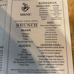 Las Moras Creek Cafe - Brunch options