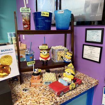 Becky's Drive In - Inside the Refreshment Stand with "Minions & Monsters" and "Moana"-themed menu items - Drive-In Theater Near Me - Walnutport, Pennsylvania Becky's Drive In - Inside the Refreshment Stand with "Minions & Monsters" and "Moana"-themed menu items - Drive-In Theater Near Me - Walnutport, Pennsylvania