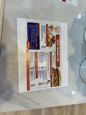Menu photo 7 Dat Banh Mi Beaverton, OR