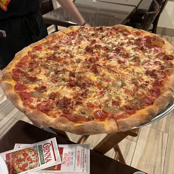 Genna Pizza - Meat Lovers the biggest 24" - Pizza Near Me - Melbourne, Florida Genna Pizza - Meat Lovers the biggest 24" - Pizza Near Me - Melbourne, Florida
