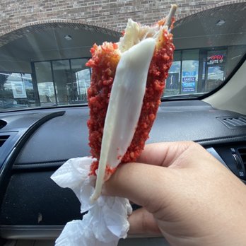 Mochinut - Red hot Cheetos with mozzarella - Donuts Near Me - Temple Terrace, Florida