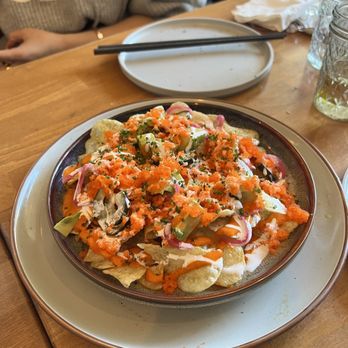 Crudo e Nudo - caviar nachoes - Seafood Near Me - Santa Monica, California