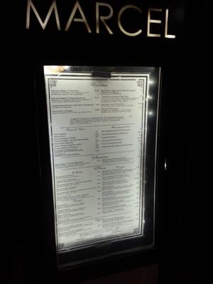 Menu photo 2 Marcel Paris, 75