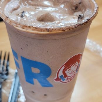 Wendy's - My Oreo Brownie Frosty Fusion didn't have the chocolate swirl, like the one pictured and wasn't even full. - Burgers Near Me - Carrollton, Texas Wendy's - My Oreo Brownie Frosty Fusion didn't have the chocolate swirl, like the one pictured and wasn't even full. - Burgers Near Me - Carrollton, Texas
