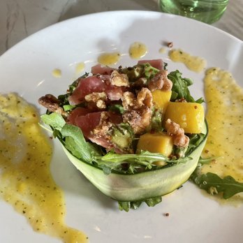 Blue River Bistro - Mango arugula salad - New American Near Me - Breckenridge, Colorado Blue River Bistro - Mango arugula salad - New American Near Me - Breckenridge, Colorado
