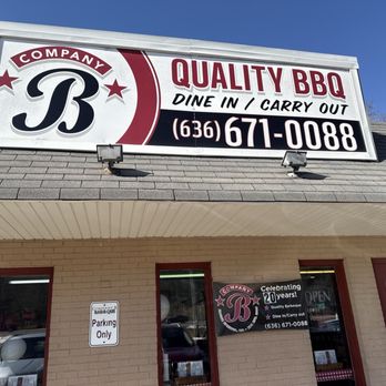 Company B BBQ - The front - Barbeque Near Me - Byrnes Mill, Missouri Company B BBQ - The front - Barbeque Near Me - Byrnes Mill, Missouri