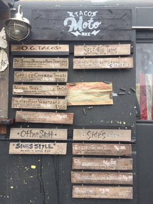 Menu photo 1 Taco Moto Milwaukee, WI