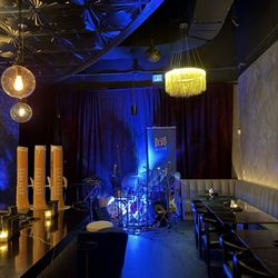 Noir Bar - View of the bar towards the entrance/front of the bar
