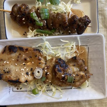 Larb Thai Food & Tapas - Chicken heart and thigh skewers - Thai Near Me - El Cerrito, California