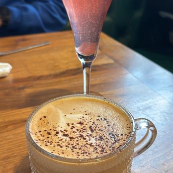 Darlene’s  - Tiramisu Latte. Hibiscus Passionfruit mimosa. - Breakfast & Brunch Near Me - Orland Park, Illinois