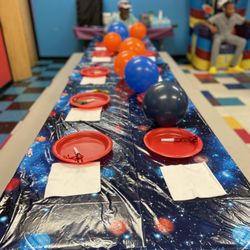 Pump It Up Hanover - One of the set dinner tables