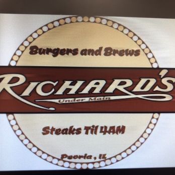 Richard’s Under Main - Check out unique place - Burgers Near Me - Peoria, Illinois Richard’s Under Main - Check out unique place - Burgers Near Me - Peoria, Illinois