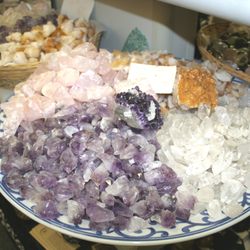 Dragonfly Gifts - We carry a large variety of natural crystal and polished stones.