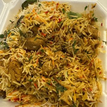 Silver Coin Indian Grill - This 90. Chicken Biryani that is composed of dried rice and some chunks of chicken. There is zero flavour not even salt. - Indian Near Me - Birmingham, Alabama Silver Coin Indian Grill - This 90. Chicken Biryani that is composed of dried rice and some chunks of chicken. There is zero flavour not even salt. - Indian Near Me - Birmingham, Alabama