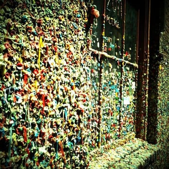 The Gum Wall - Local Flavor Near Me - Seattle, Washington The Gum Wall - Local Flavor Near Me - Seattle, Washington