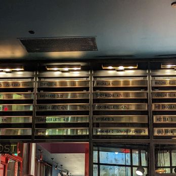 Social Misfits - The cafe menu in golden placards. - Coffee & Tea Near Me - Grand Rapids, Michigan Social Misfits - The cafe menu in golden placards. - Coffee & Tea Near Me - Grand Rapids, Michigan