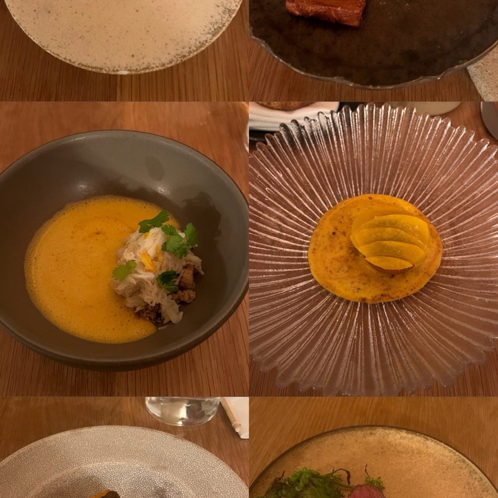 Tasting menu Tasting menu