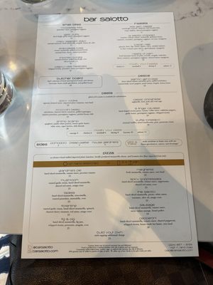 Menu photo 1 Bar Salotto Arlington Heights, IL