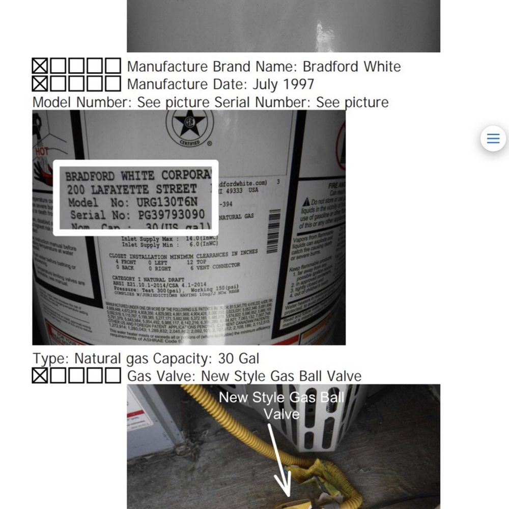 Pinpoint Home Inspections - highlighted comments and production date of the appliances and equipment in the home Which was very helpful in the process. - Home Inspectors Near Me - Palm Springs, California