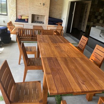 Uneak Teak - I had 18 pieces of teak and it was done in a few hours! - Refinishing Services Near Me Uneak Teak - I had 18 pieces of teak and it was done in a few hours! - Refinishing Services Near Me