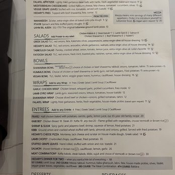 Hedary's Mediterranean - Menu - Mediterranean Near Me - Las Vegas, Nevada