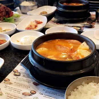 BCD Tofu House - Assorted seafood (beef, shrimp, and clam) - Korean Near Me - Irvine, California