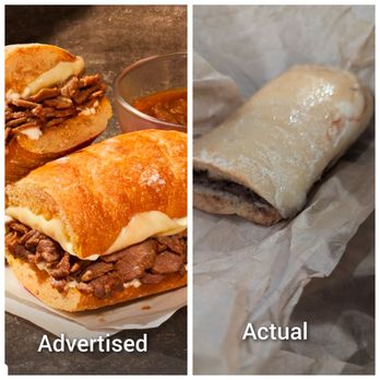 Panera Bread - New Ciabata Dipper. Looks nothing like advertised. Where's the meat? - Salad Near Me - New Albany, Ohio Panera Bread - New Ciabata Dipper. Looks nothing like advertised. Where's the meat? - Salad Near Me - New Albany, Ohio