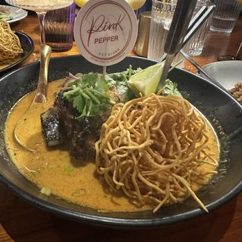 Pink Pepper - Khao soi beef short rib - Thai Near Me - Los Angeles, California