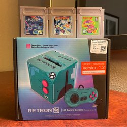 Game X Change - Picked these up today. The Retron SQ plays GB, GBC, and GBA games in 720p on TV. Great deal for $75! It typically goes for $100.