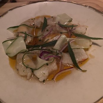 Emmer & Rye - White shrimp w/ tomato, cucumber, thai chili - Tapas/Small Plates Near Me - Austin, Texas