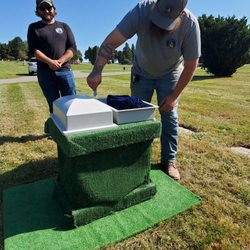 New Calvary Catholic Cemetery - E6000 the container to create a good seal.