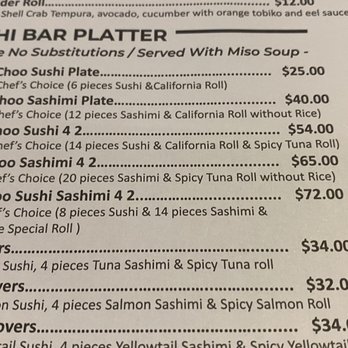 Choo Choo Train - Conveyor Belt Sushi Near Me - Leonia, New Jersey