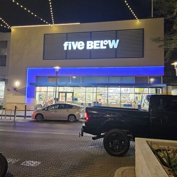 Five Below - Five Below at night - Discount Store Near Me - North Hollywood, California