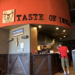Taste of India Bar& Grill - The server's counter.